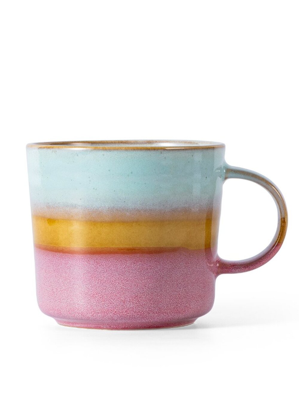Unique Japanese-Style Gradient Reactive Glaze Ceramic Mug Retro Coffee Cup